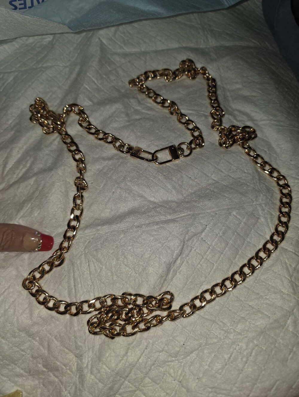 Gold-tone Bag Replacement Or Conversion Chain - Unbranded